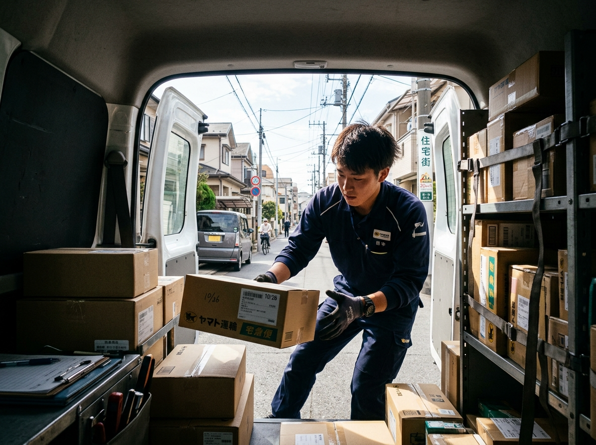 VALEKドライバーの業務終了 - 荷物がなくなれば早上がりOKの自由な働き方